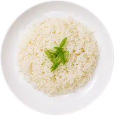 Fresh Fork Grill steamed white rice